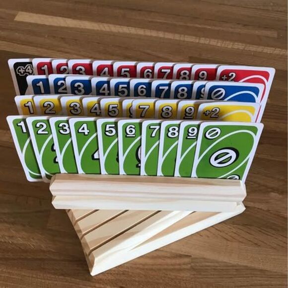 Handmade Other - Handmade Playing Card Holders Set Of 4